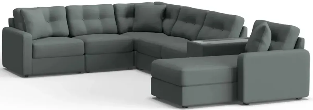 ModularOne 7-pc. Sectional w/One Power Console