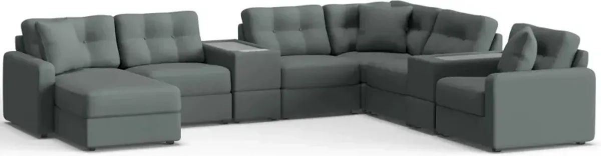 ModularOne 8-pc. Sectional w/One Power Console