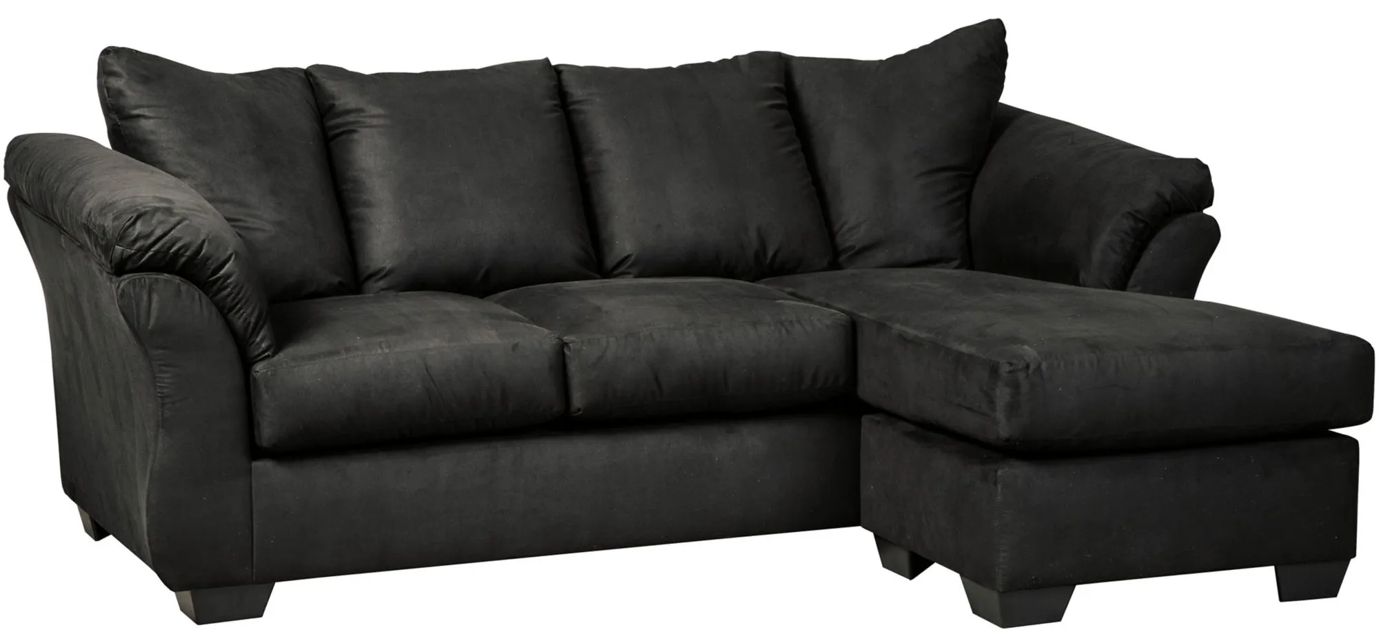 Whitman 2-pc. Sectional Sofa with Reversible Chaise in Black by Ashley Furniture
