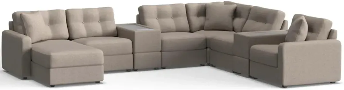ModularOne 8-pc. Sectional w/One Power Console
