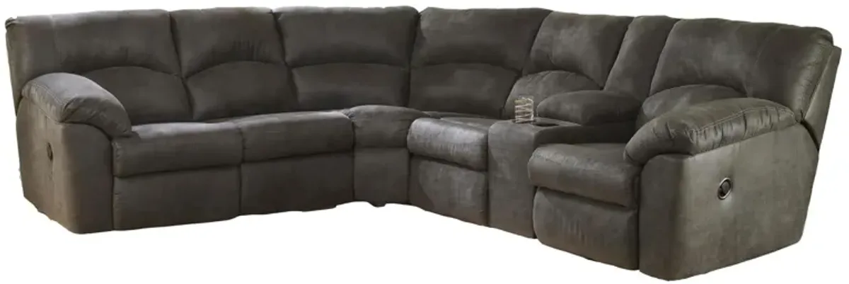 Tambo 2-pc. Reclining Sectional in Pewter by Ashley Furniture