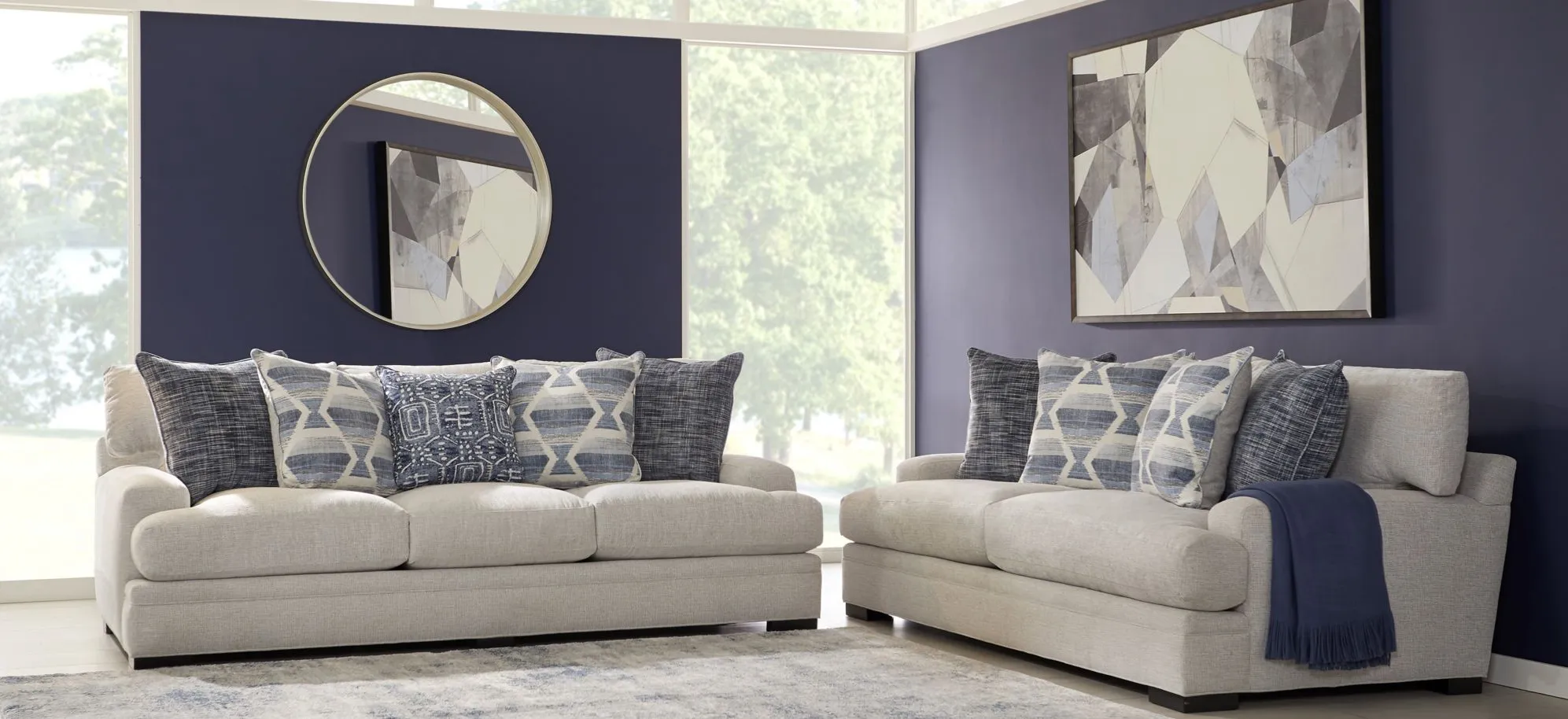 Bayside 2-pc. Living Room Set in Braxton Ceramic by H.M. Richards