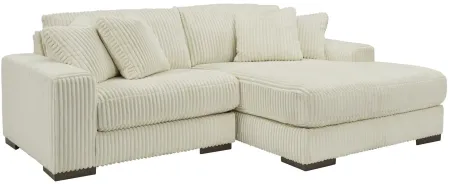 Lindyn 2-pc. Chaise Sectional in Ivory by Ashley Furniture