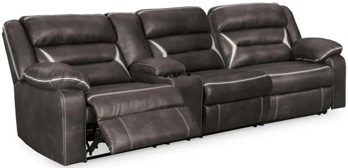 Kincord 2-pc. Power Reclining Sectional in Midnight by Ashley Furniture