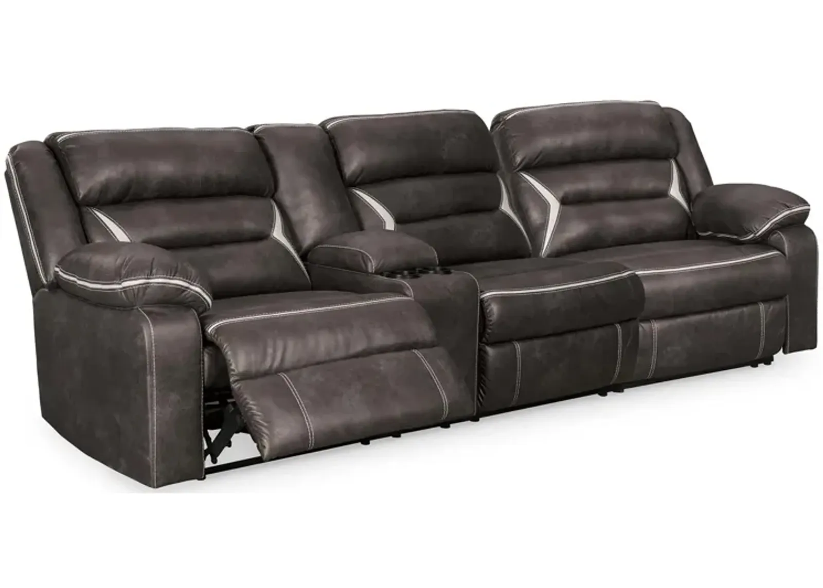 Kincord 2-pc. Power Reclining Sectional in Midnight by Ashley Furniture