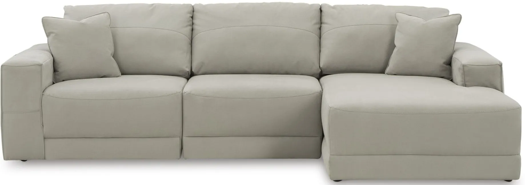 Next-Gen Gaucho 3-pc. Chaise Sectional in Gray by Ashley Furniture