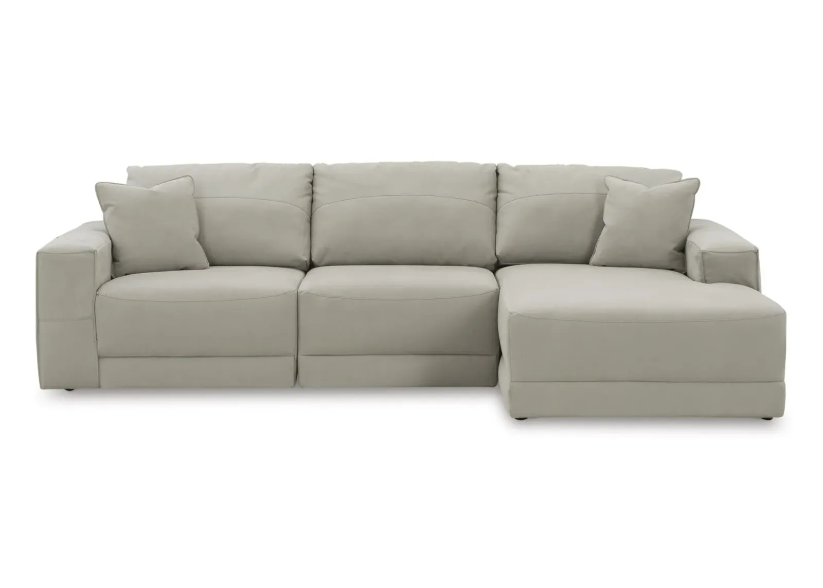 Next-Gen Gaucho 3-pc. Chaise Sectional in Gray by Ashley Furniture