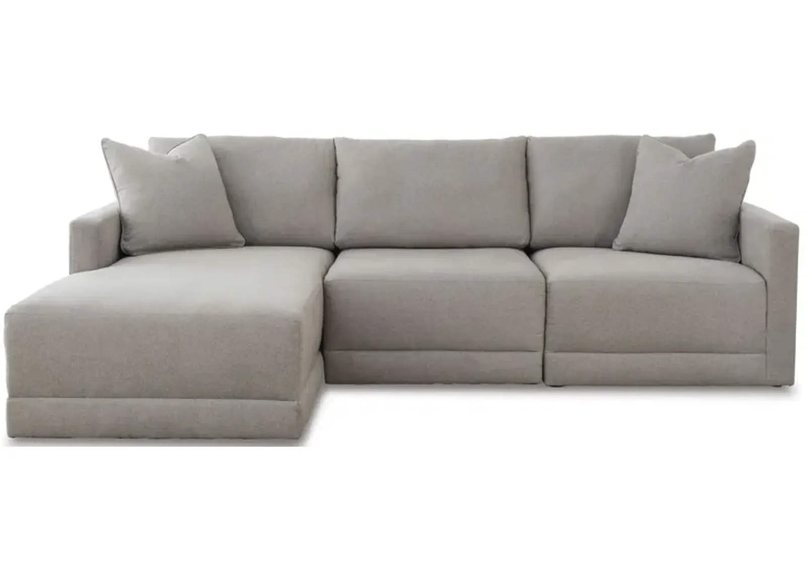 Katany 3-pc. Sectional with Chaise in Shadow by Ashley Furniture