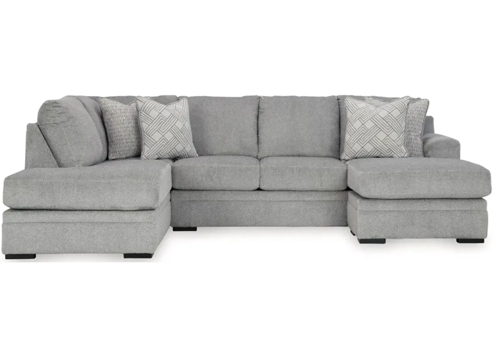 Casselbury 2-pc. Sectional with Chaise in Cement by Ashley Furniture