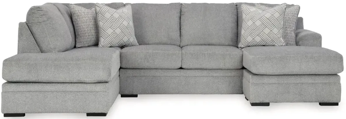 Casselbury 2-pc. Sectional with Chaise in Cement by Ashley Furniture