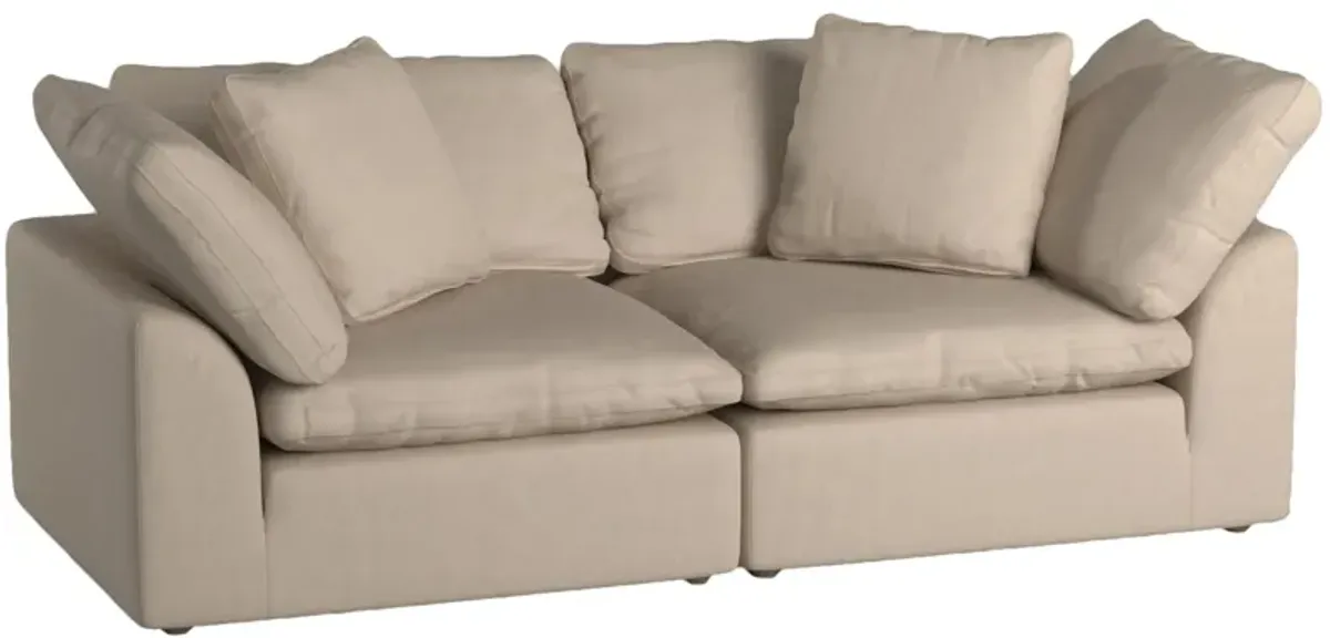 Puff Slipcover 2-pc.Sectional