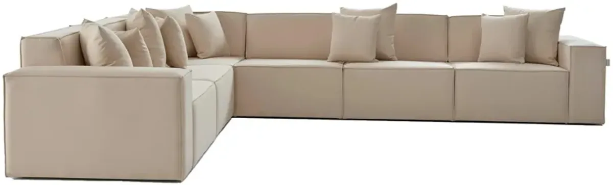 Daya 6-pc. Sectional Sofa with Ottoman