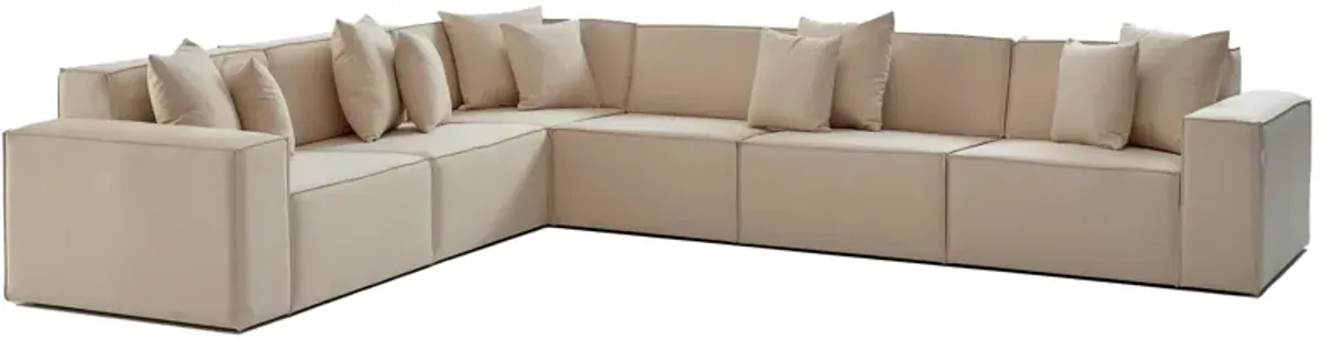 Daya 6-pc. Sectional Sofa with Ottoman