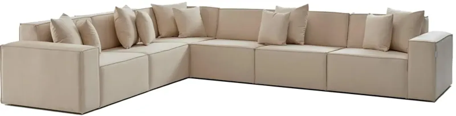 Daya 6-pc. Sectional Sofa with Ottoman