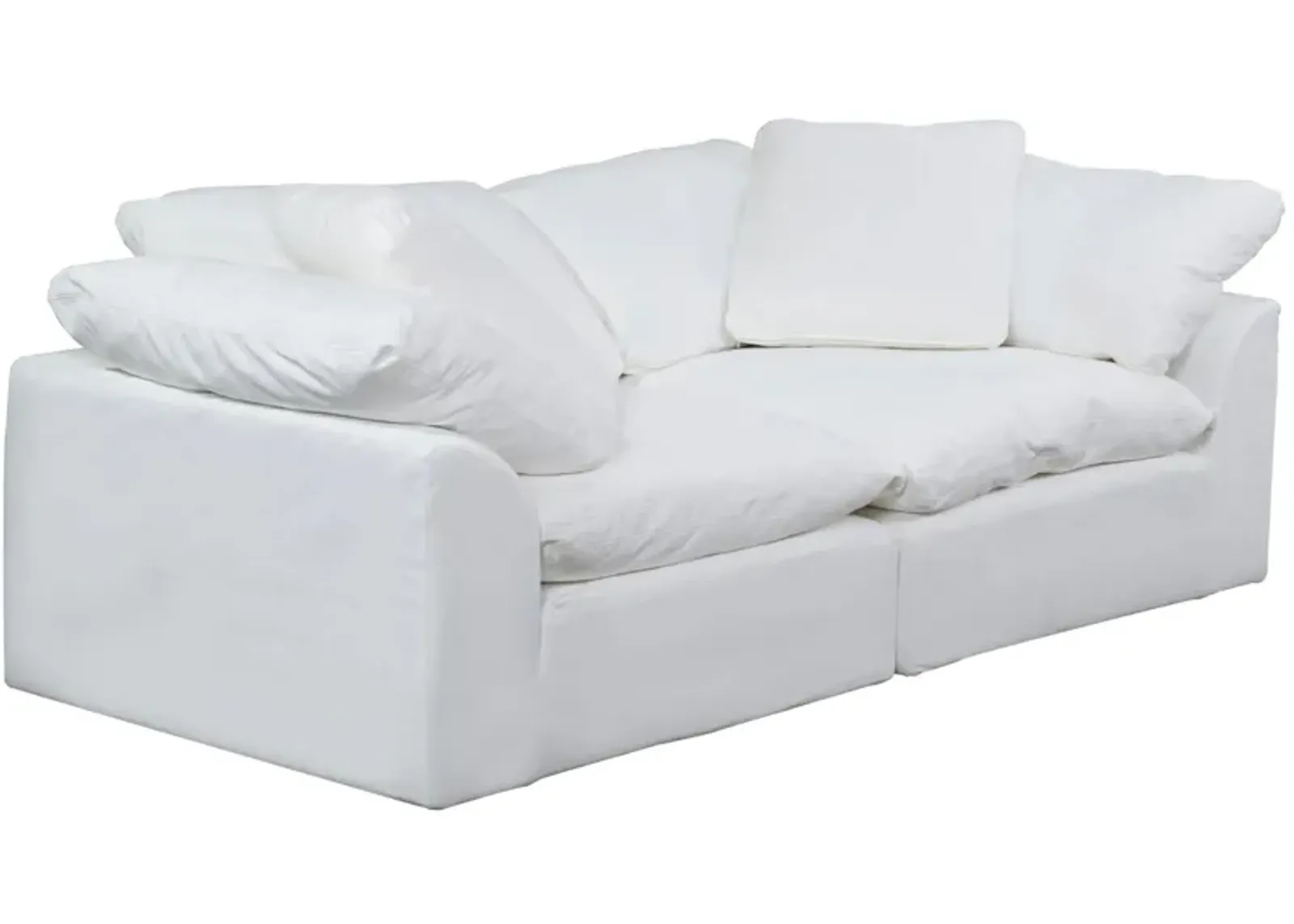 Puff Slipcover 2-pc.Sectional