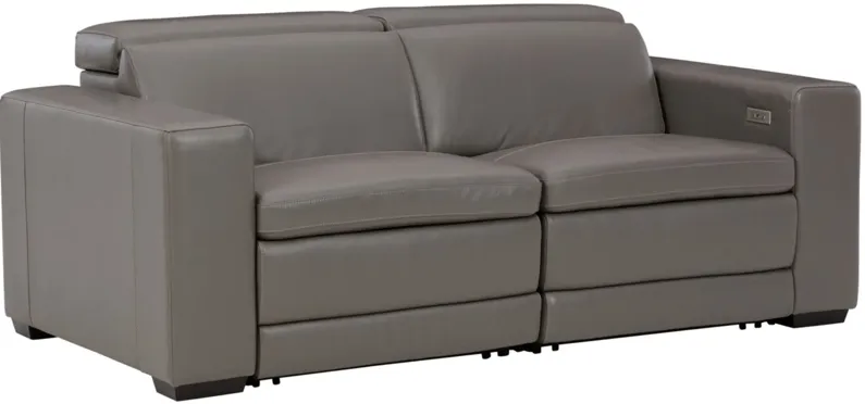 Texline 2-pc.. Power Reclining Loveseat in Gray by Ashley Furniture