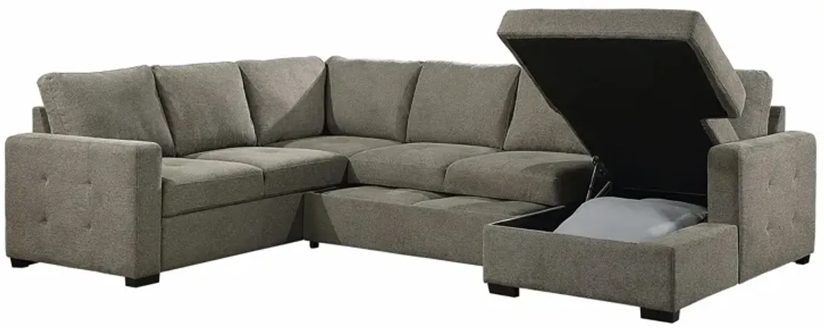 Malcolm 3-pc. Sectional With Hidden Storage