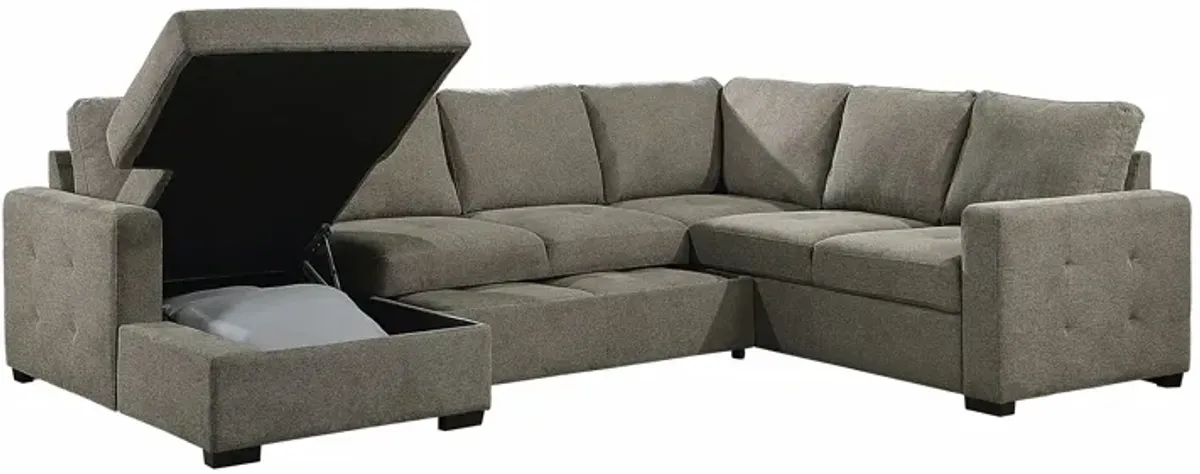 Malcolm 3-pc. Sectional With Hidden Storage