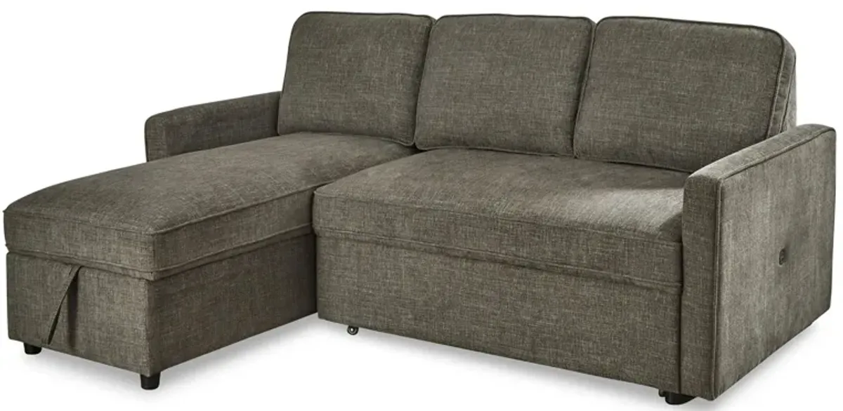 Kerle 2-pc. Pop Up Bed Sectional in Charcoal by Ashley Furniture