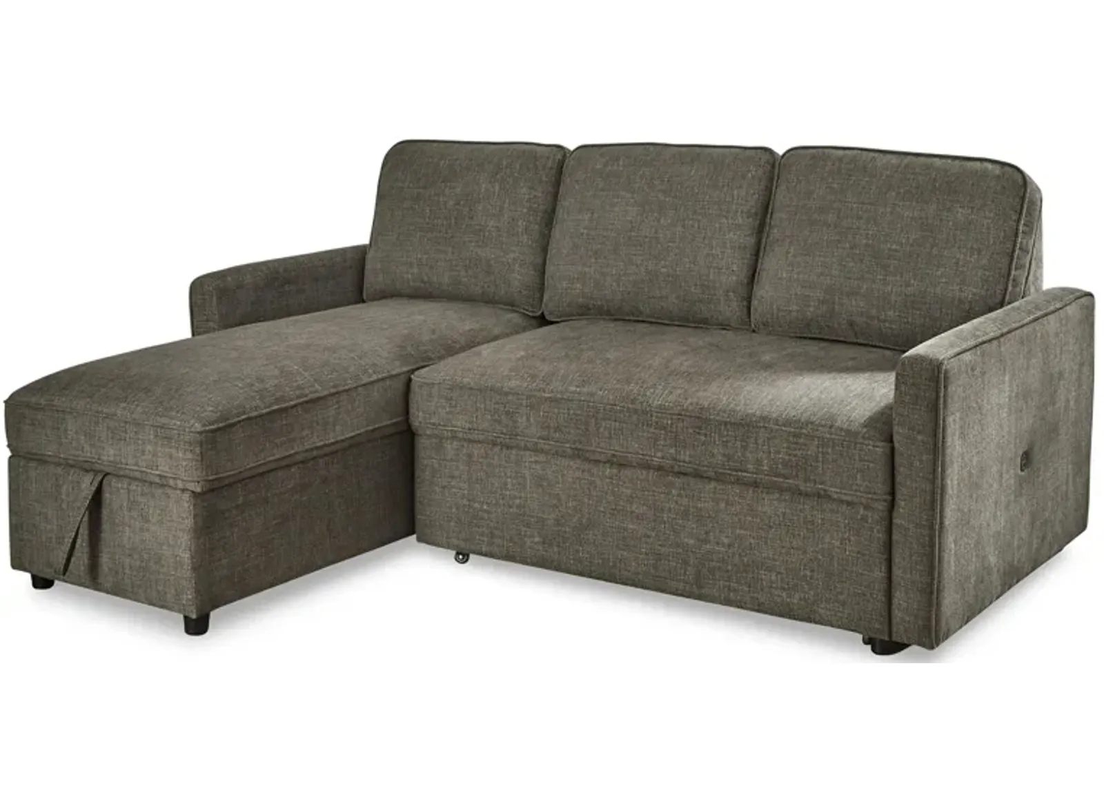 Kerle 2-pc. Pop Up Bed Sectional in Charcoal by Ashley Furniture