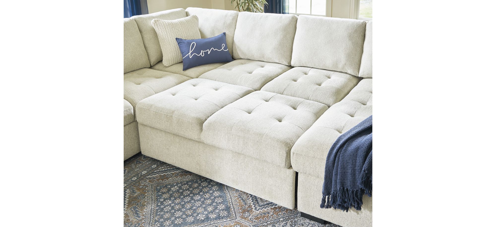 Millcoe 3Pc Pop Up Bed Sectional