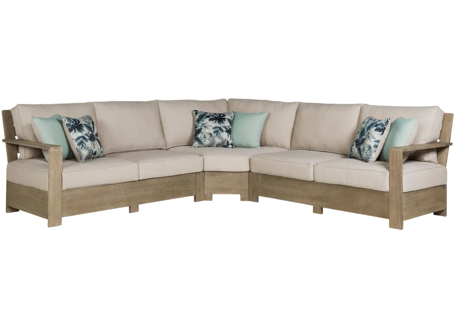 Silo Point Contemporary 3 pc. Sectional in Brown by Ashley Furniture