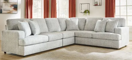 Playwrite 4-pc. Sectional in Gray by Ashley Furniture