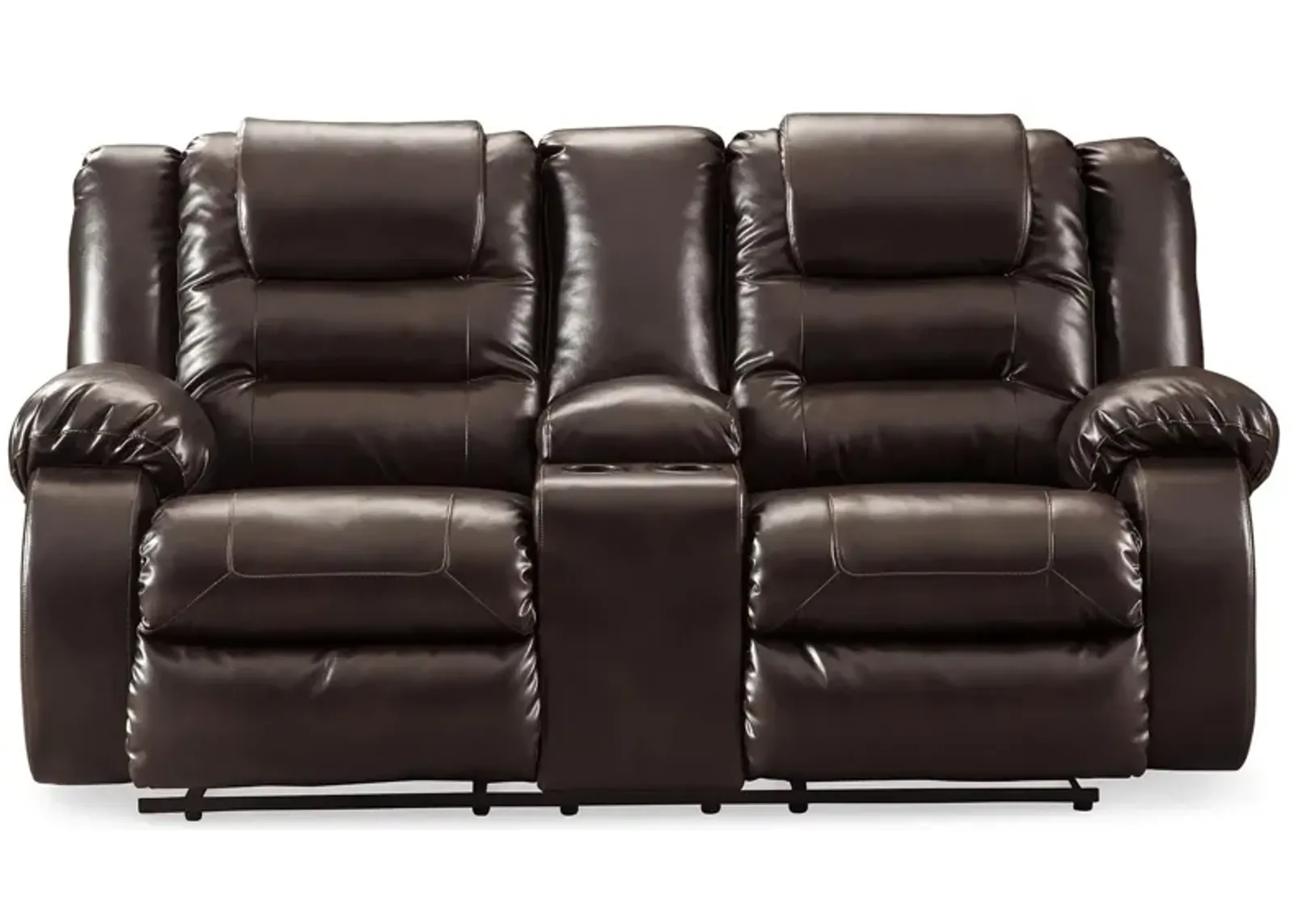 Vacherie Reclining Loveseat in Chocolate by Ashley Furniture