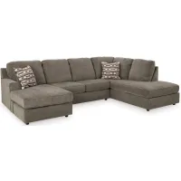O'Phannon 2-pc. Sectional with Chaise in Putty by Ashley Furniture