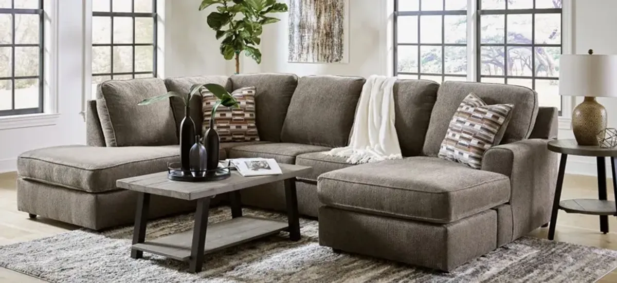 O'Phannon 2-pc. Sectional with Chaise in Putty by Ashley Furniture