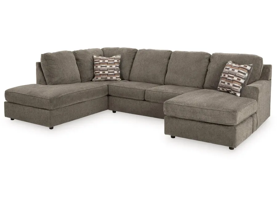 O'Phannon 2-pc. Sectional with Chaise in Putty by Ashley Furniture