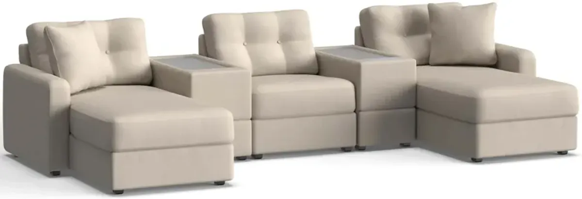 ModularOne 5-pc. Sectional w/One Power Console
