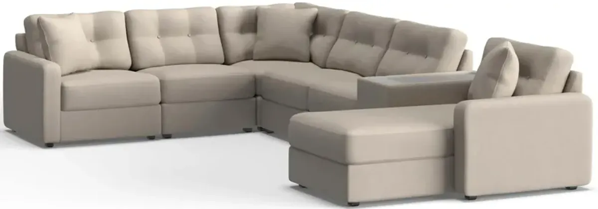 ModularOne 7-pc. Sectional w/One Power Console