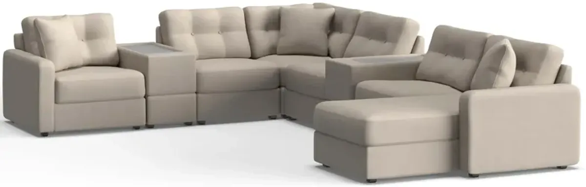 ModularOne 8-pc. Sectional w/One Power Console