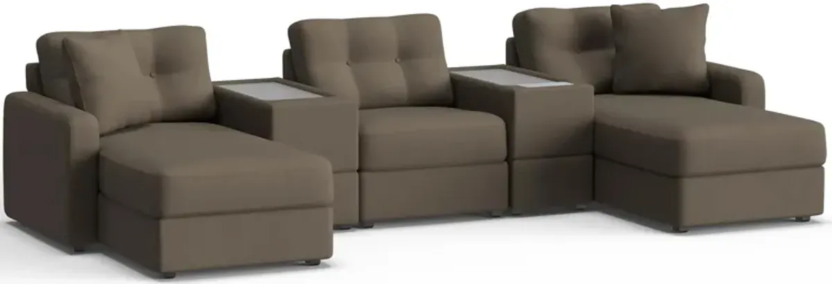 ModularOne 5-pc. Sectional w/One Power Console