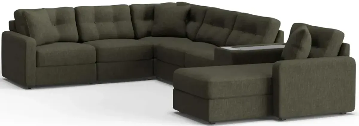 ModularOne 7-pc. Sectional w/One Power Console