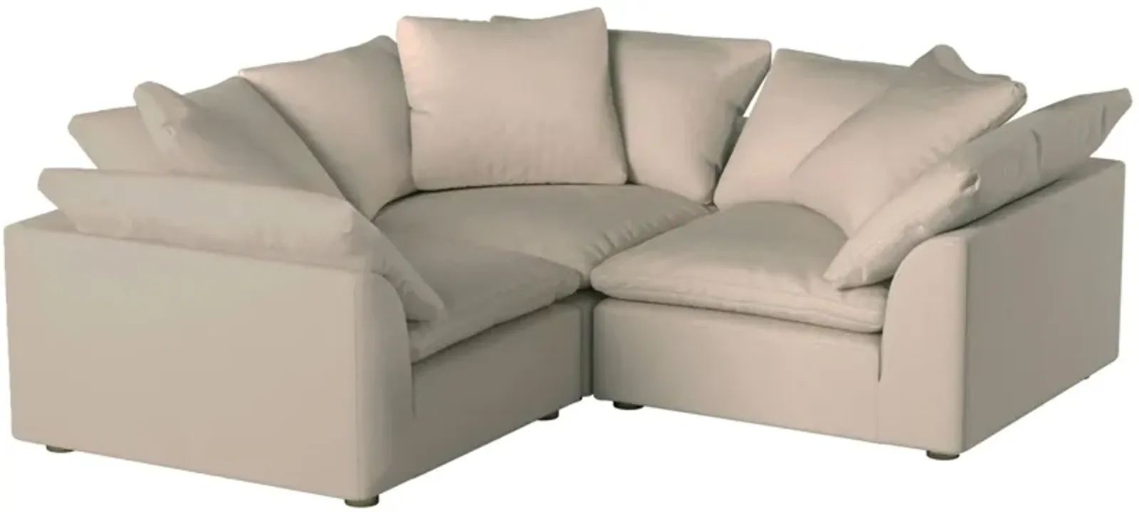 Puff Slipcover 3-pc. Sectional