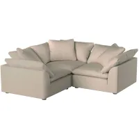 Puff Slipcover 3-pc... Sectional in Tan by Sunset Trading