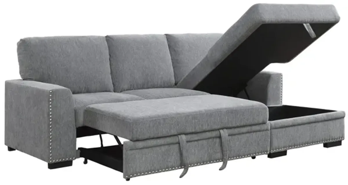 Adelia 2-pc. Right Facing Sectional With Pull-Out Bed