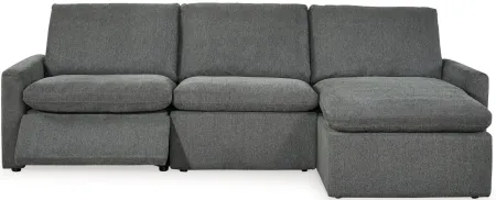 Hartsdale 3-pc. Reclining Sofa with Chaise in Granite by Ashley Furniture