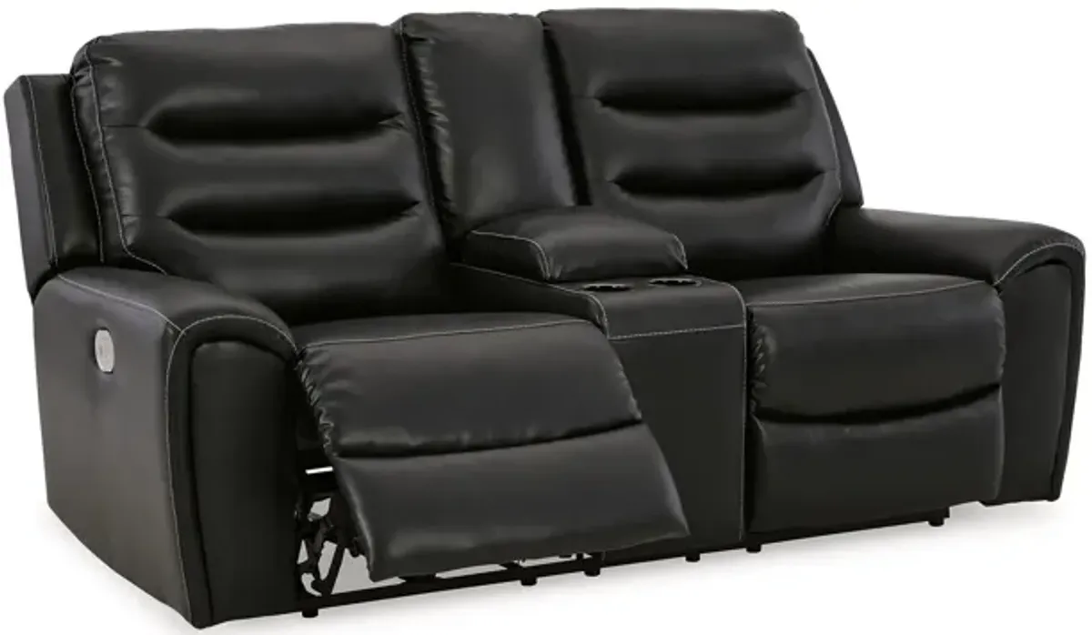 Warlin Power Reclining Loveseat with Console