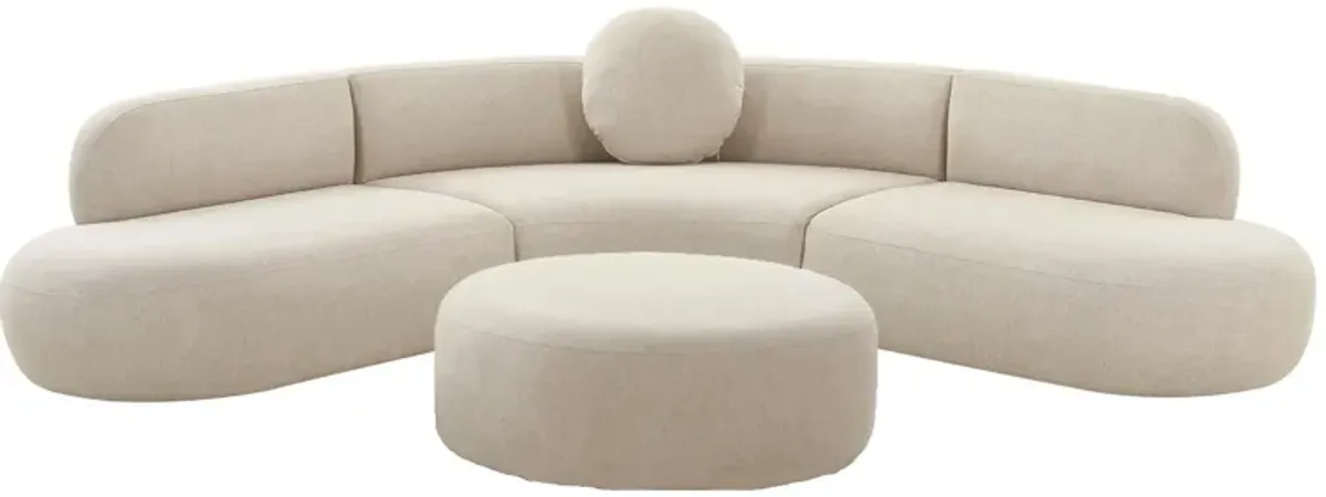 Broohah 3-pc. Sectional with Ottoman