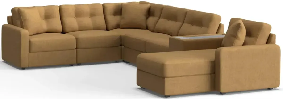 ModularOne 7-pc. Sectional w/One Power Console