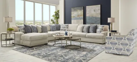 Braelyn 5-pc. Left Sectional Sofa in Braxton Ceramic by H.M. Richards