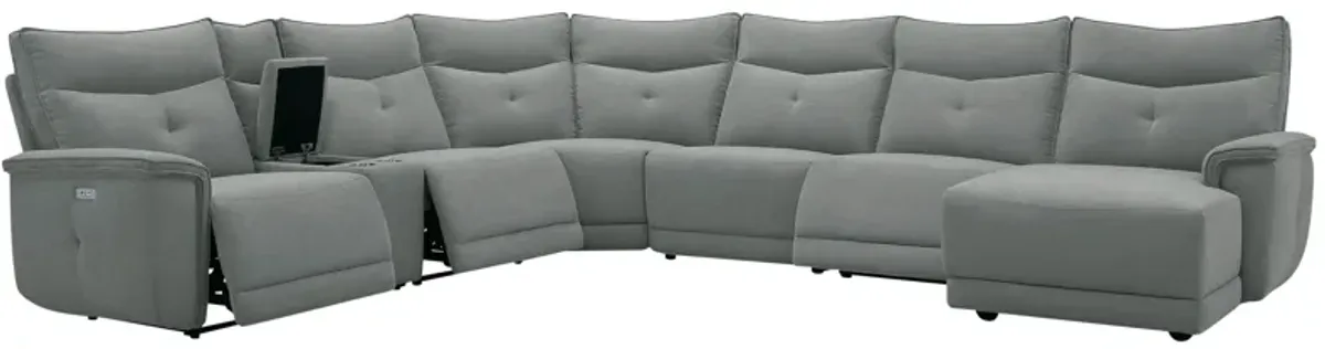Graceland 7-pc. Sectional Sofa w/Power Headrests