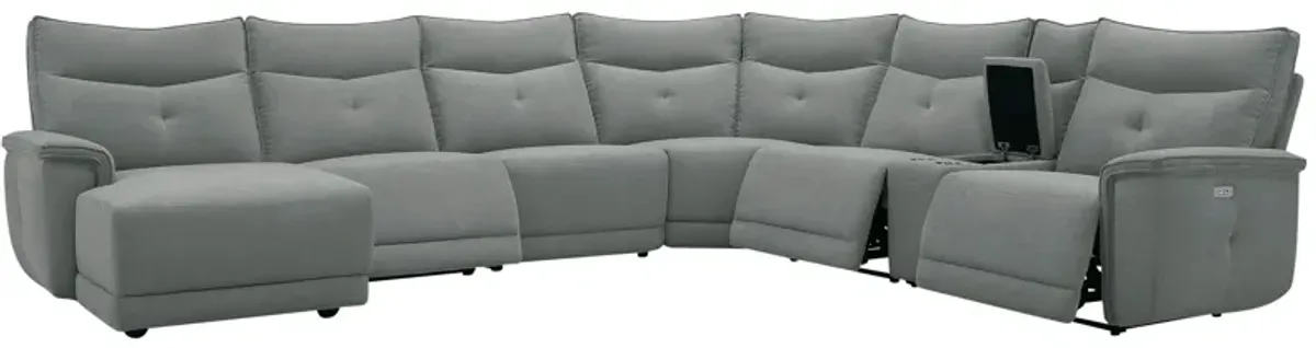 Graceland 7-pc. Sectional Sofa w/Power Headrests