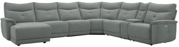 Graceland 7-pc. Sectional Sofa w/Power Headrests