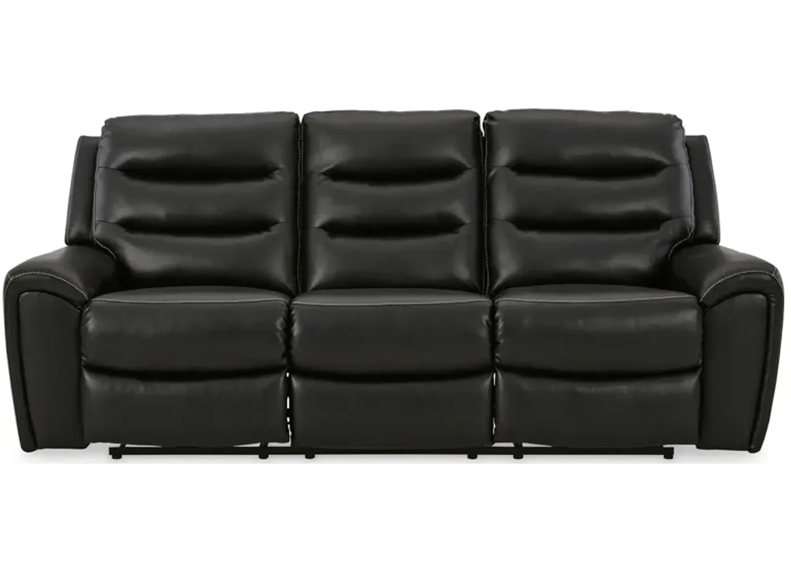 Warlin Power Reclining Sofa in Black by Ashley Furniture