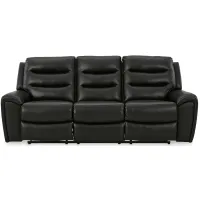 Warlin Power Reclining Sofa in Black by Ashley Furniture