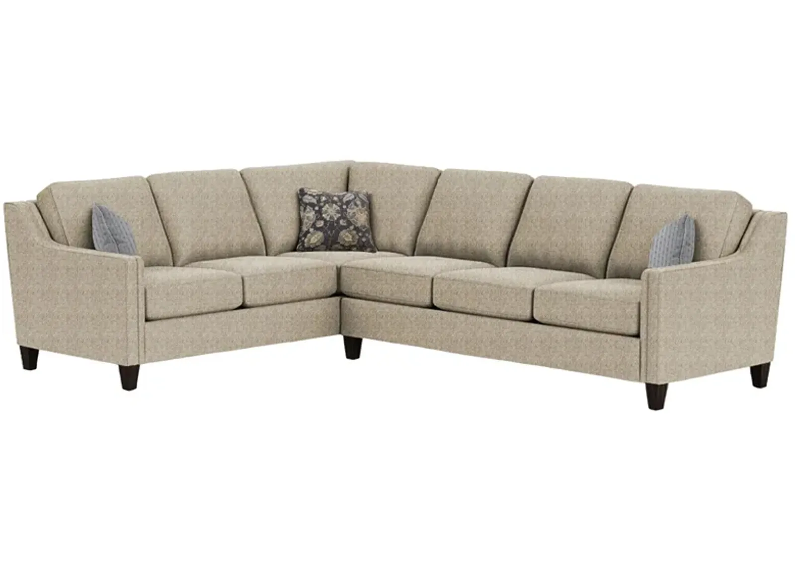 Lawrence 2-pc. Sectional in 959-80 Antique by Flexsteel